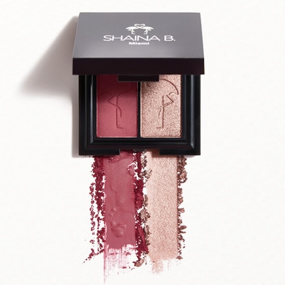 SHAINA B MIAMI B. Sultry Pressed Pigment Duo in Vino & Bae Harbor - Picture 1 of 2